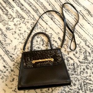 Dark Brown Desmo Shoulder Crossbody Bag